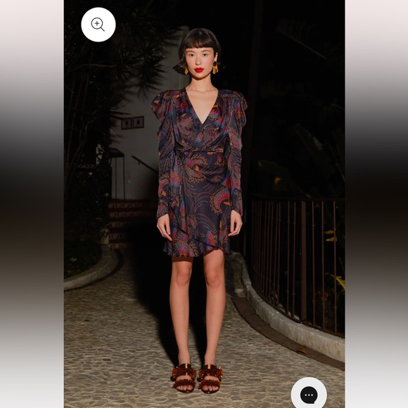 Farm Rio Sequin Toucans Mini Dress - Picture 1 of 9